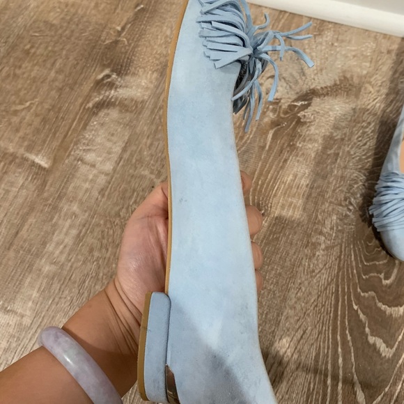 Stuart Weitzman Dusty Blue Flat - Picture 5 of 8